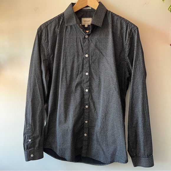 Frank & Oak Andover Button Down Top Long Sleeve M - Picture 6 of 7